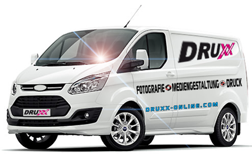 DRUXX-online.de Klebefolien für Deine Werbung auf Fahrzeugen, Schaufenster und anderen Flächen.