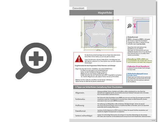 Product Bild hochwertige_schultafel-magnetfolie_in_stern-form___einseitig_4_0-farbig_bedruckt